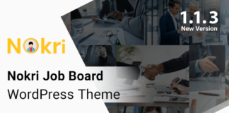 nokri job board wordpress theme