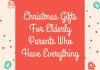 Christmas Gifts for Elderly Parents