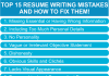 Resume Writing Mistakes