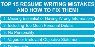 Resume Writing Mistakes