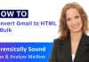 export gmail to html
