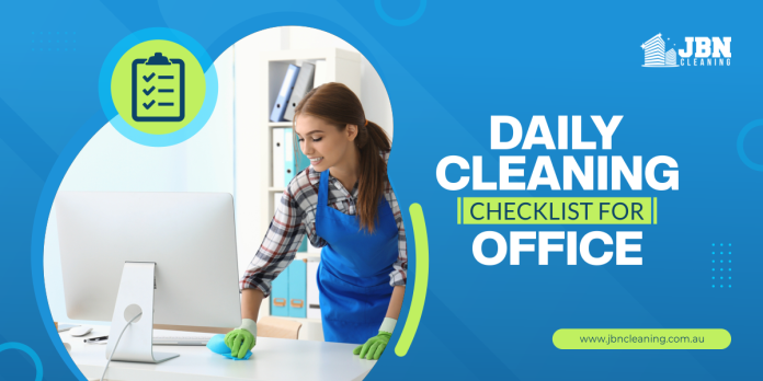 Daily cleaning checklist