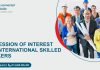 Expression of Interest for International skilled workers