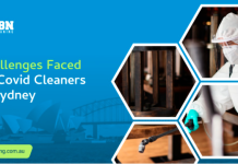 Covid deep cleaning process in Sydney
