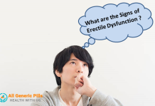 what are the signs of Erectile Dysfunction?