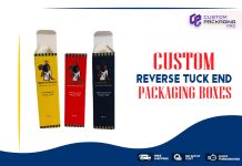 Custom Reverse Tuck End Packaging Boxes