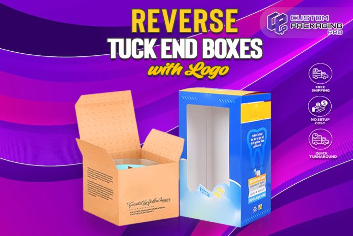 Reverse Tuck End Boxes with Logo