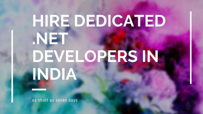 Hire Dedicated .Net Developers India