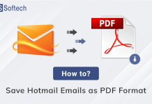 How to Save Hotmail Emails as PDF Format ?