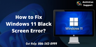 windows 11 black screen error 2022