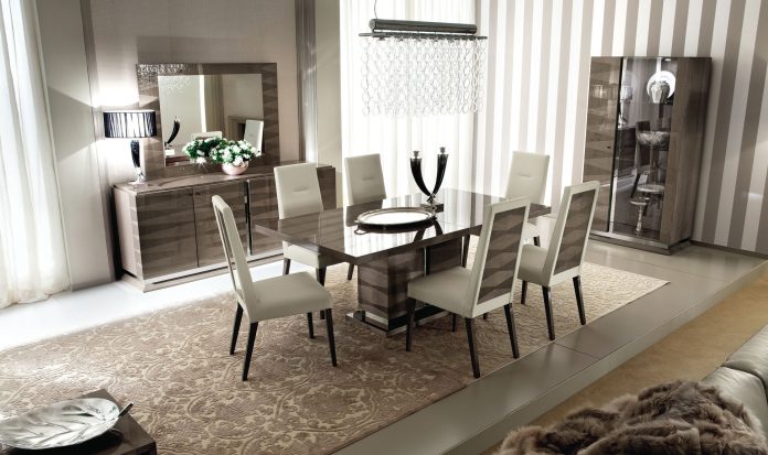 Modern Dining Table Furniture Set by Zilli Furniture