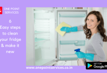 6 easy steps to clean your fridge and make it new-One Point Services