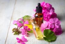 Geranium essential Oil for the skin