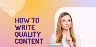 How To Write Quality Content