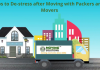 Tips to De-stress after Moving with Packers and Movers
