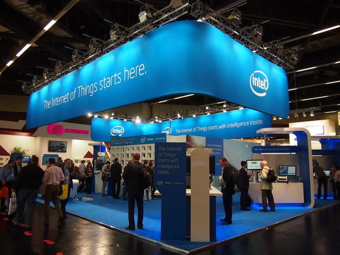 intel trade show booth