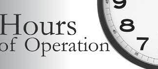 What are your Hours of Operation?