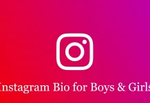 instagram bio