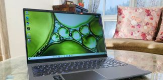 Dual screen laptop