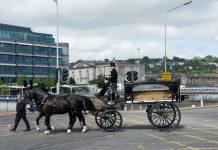 horse drawn funeral